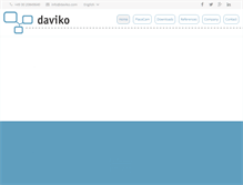 Tablet Screenshot of daviko.com